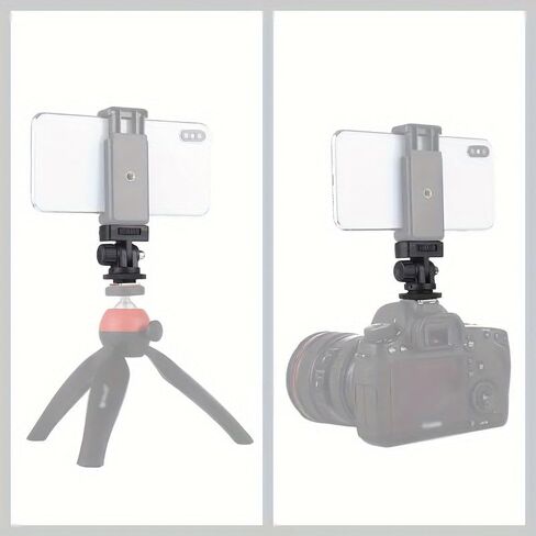 Mini Monitor Mount Tripod Head Cold Shoe Adapter 1/4 Inch for Mounting Camera Monitor Flash Microphone LED Fill Light in Saudi Arabia