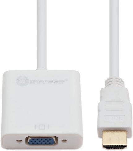 Active HDMI to VGA Adapter with Audio Support Via 3.5mm Jack (SY-ADA31044) in Saudi Arabia
