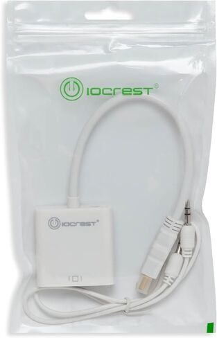 Active HDMI to VGA Adapter with Audio Support Via 3.5mm Jack (SY-ADA31044) in Saudi Arabia