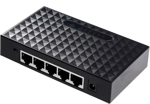 Angoily 100m Port Gigabit Ethernet Splitter Mbps Network LAN Adapter Auto-Sensing Easy to Use Energy Efficient in Saudi Arabia