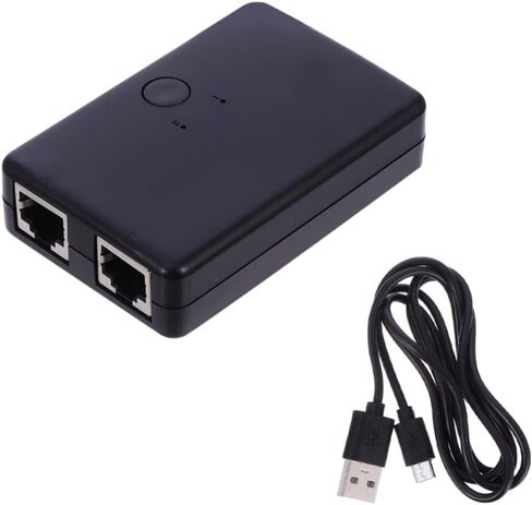 Port Network Splitter Selector Bilyee Ethernet Auto Portable Fanless No Power Easy to Use in Saudi Arabia