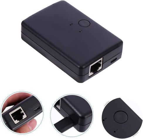 Artibetter Network Hub Selector Extension Cable Auto Signal Selector Led Indicator Easy Setup for in Saudi Arabia