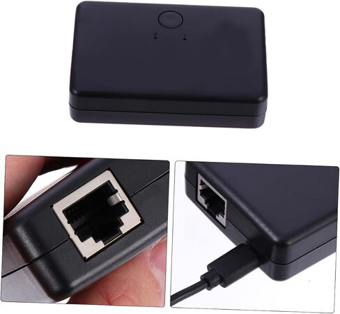 Artibetter Network Hub Selector Extension Cable Auto Signal Selector Led Indicator Easy Setup for in Saudi Arabia