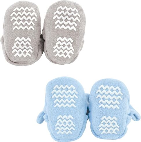 Hudson Baby Baby-Girl's Animal Fleece Booties 2-Pack Socks in Saudi Arabia