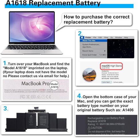 بطارية A1932 A2179 A1965 لجهاز MacBook Air 13 بوصة ريتينا (2018 2019، أوائل 2020) EMC 3184 3302 MRE82 MRE92 MVFH2 MWTJ2 MVH22 MVFM2 MVFK2 MREE2 MREC2 MREA2 MREF2 MUQT2 MUQU2 in Kuwait