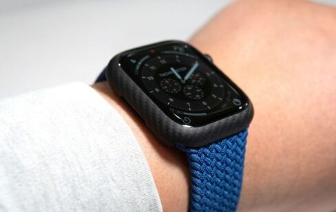 Duro Kevlar Fiber Case for Apple Watch Series, Ultra Tough, Slim, Light Weight, Black (44mm) in Saudi Arabia