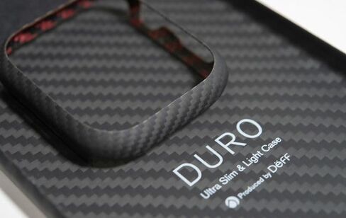 Duro Kevlar Fiber Case for Apple Watch Series, Ultra Tough, Slim, Light Weight, Black (44mm) in Saudi Arabia