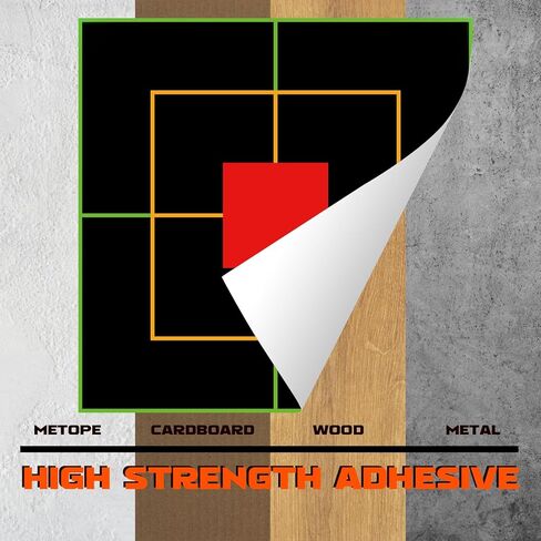 ملصقات لاصقة للرؤية على الهدف من Highwild - تأثير دفقة من ألوان متعددة (3 بوصات - 250 عبوة) in Kuwait