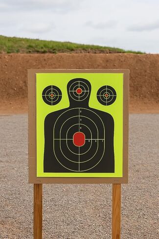 18x24 Splatter Targets - Waterproof 5-Pack - High Visibility Reactive Paper Targets for Rifles, Pistols, and Shotguns - Ideal for Range, Hunting & Tactical Training in Saudi Arabia