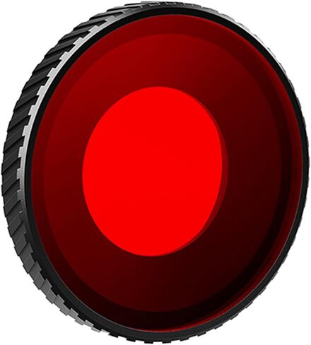 Waterproof Diving Filter Protective Lens Filter for DJI Osmo Action 5 Pro/Action 4 Sports Camera, Anti-Fogging Underwater Lens Protector Cover Filters (Red) in Saudi Arabia