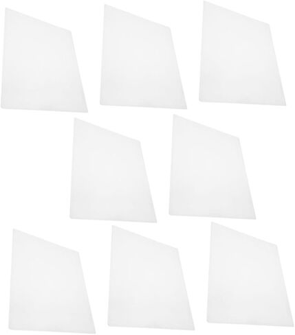 jojofuny 8pcs Transparent Photo Protector Sleeves: 21.6x28cm Inner PVC Waterproof Covers - for Paper Posters Menus Certificates Artwork Display in Saudi Arabia