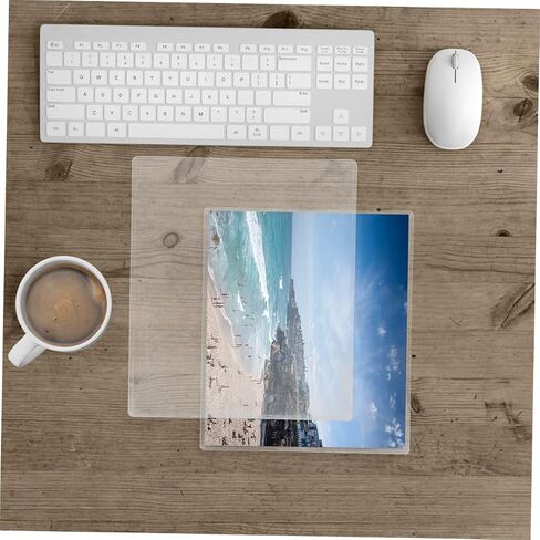 jojofuny 8pcs Transparent Photo Protector Sleeves: 21.6x28cm Inner PVC Waterproof Covers - for Paper Posters Menus Certificates Artwork Display in Saudi Arabia