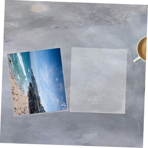 jojofuny 8pcs Transparent Photo Protector Sleeves: 21.6x28cm Inner PVC Waterproof Covers - for Paper Posters Menus Certificates Artwork Display in Saudi Arabia