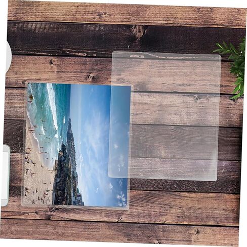 jojofuny 8pcs Transparent Photo Protector Sleeves: 21.6x28cm Inner PVC Waterproof Covers - for Paper Posters Menus Certificates Artwork Display in Saudi Arabia