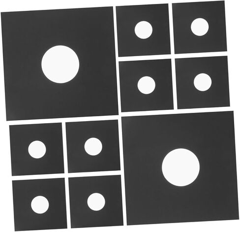 12pcs Vinyl Record Protective Sleeves Kraft with Inner Film Static Scratch Resistant for Vinyl Record Storage in Saudi Arabia