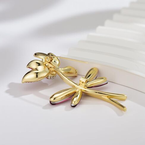 دبوس اليعسوب بوخ دبوس كريستال راينستون دبوس اليعسوب دبوس الحيوانات إكسسوارات الفستان هدية المجوهرات للنساء in Kuwait