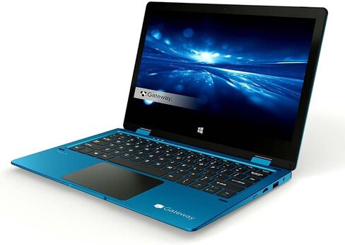 Gateway Touchscreen 11.6 HD 2-in-1 Convertible Laptop in Blue Intel N4020 4GB RAM 64GB SSD Mini-HDMI Webcam Windows 10 S (Renewed) (GT-116) in Saudi Arabia