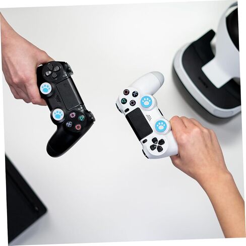 NOLITOY 10pcs Cat Paw Pattern Silicone Thumb Grip Caps Joystick Covers for Game Controllers Adorable Non-Slip Design Improve Grip Sensitivity for Switch in Saudi Arabia
