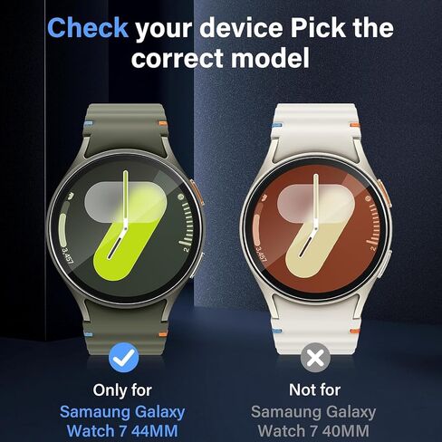 4 عبوات من واقي شاشة Galaxy Watch 8/7/6/5/4 مقاس 40 مم، واقي شاشة من الزجاج المقسى متوافق مع ملحقات Samsung Galaxy Watch 40 مم (ليس للطرز الأخرى) in Kuwait