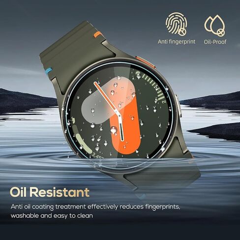 4 عبوات من واقي شاشة Galaxy Watch 8/7/6/5/4 مقاس 40 مم، واقي شاشة من الزجاج المقسى متوافق مع ملحقات Samsung Galaxy Watch 40 مم (ليس للطرز الأخرى) in Kuwait