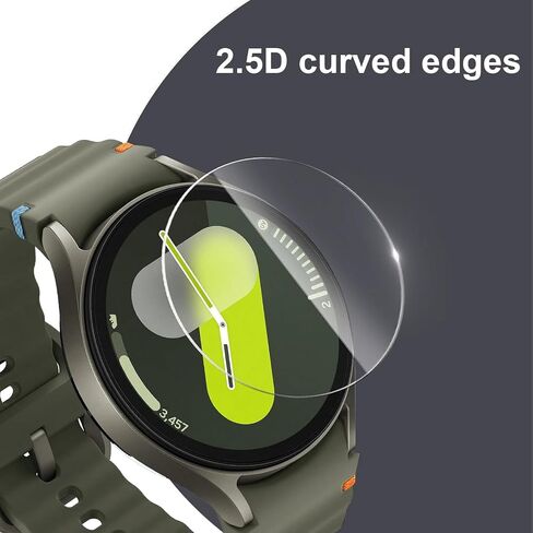 4 عبوات من واقي شاشة Galaxy Watch 8/7/6/5/4 مقاس 40 مم، واقي شاشة من الزجاج المقسى متوافق مع ملحقات Samsung Galaxy Watch 40 مم (ليس للطرز الأخرى) in Kuwait