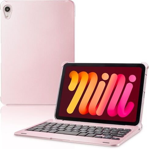 ONHI Ultra-Slim Wireless Keyboard Case for iPad mini 4 / Mini 5, Durable Plastic Alloy Shell, Smart Folio Case with Auto Sleep/Wake Function, Silent Typing Experience (iPad mini 4/5 Sliver) in Saudi Arabia