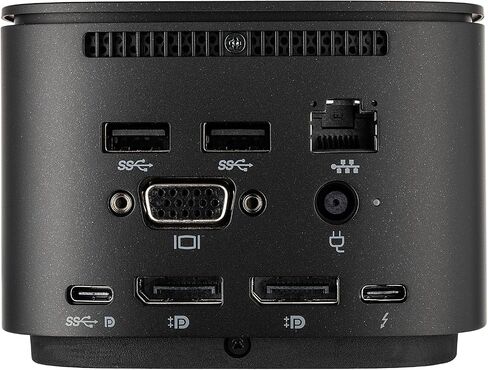 حزمة HP Thunderbolt Dock G2 مع كابل كومبو (3TR87UT) تتضمن: واقي التيار الزائد، وكابل 2X من النوع C، وكابل DisplayPort، وقماش من الألياف in Saudi Arabia