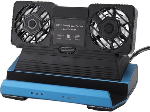 محطة إرساء 10 في 1 لـ Legion Go for Claw، محول تحويل HDMI Dock 4K 60 هرتز RGB مروحة تبريد مزدوجة قابلة للفصل USB 3.0 جيجابت إيثرنت PD100W USB C منفذ شحن M.2 in Saudi Arabia