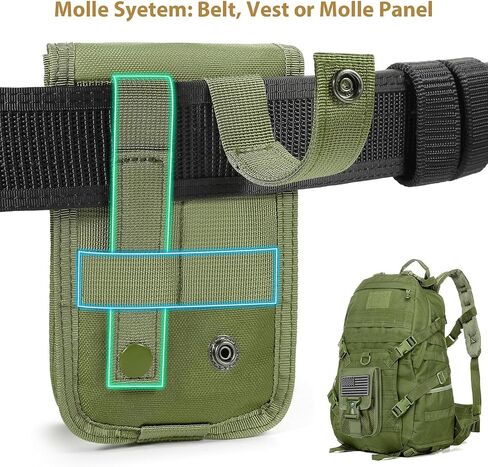 Tactical Molle EDC Pouch Cellphone Pouch Holder Utility Gadget Organizer Bag in Saudi Arabia