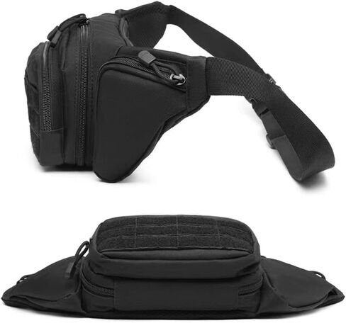 Tactical Fanny Pack for Men Tactical Waist Pack CCW Women Molle Bag with Gun Pistol Holster in Saudi Arabia