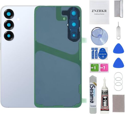 Back glass replacement for Samsung Galaxy S25+(6.7 inches,Silver Shadow) in Saudi Arabia