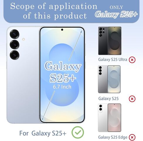 Back glass replacement for Samsung Galaxy S25+(6.7 inches,Silver Shadow) in Saudi Arabia