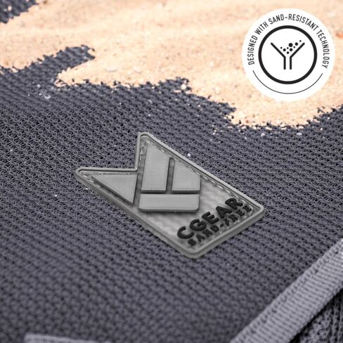 مات متعددة الاستخدامات خالية من الرمال من سي جير، ازرق/ليموني، مقاس M (2.44 متر × 2.44 متر، 2.5 كجم) in Kuwait