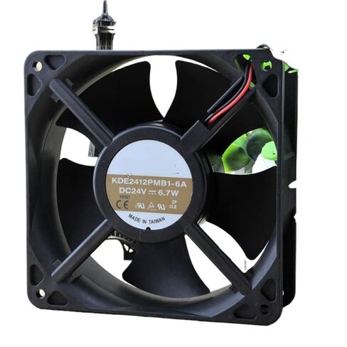 for KDE2412PMB1-6A 24V 6.7W 3100RPM 12cm 12038 120x120x38mm Double Ball Bearing Cooling Fan in Kuwait