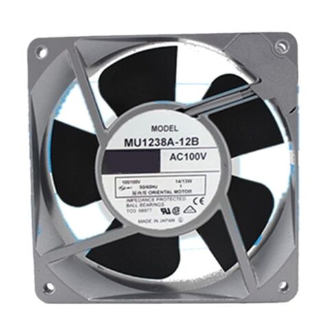 ل MU1238A-12B التيار المتناوب 100 فولت 14/13 واط 50/60 هرتز 12 سنتيمتر 12038 120x120x38 مللي متر الألومنيوم الإطار التدفق المحوري مروحة التبريد in Kuwait