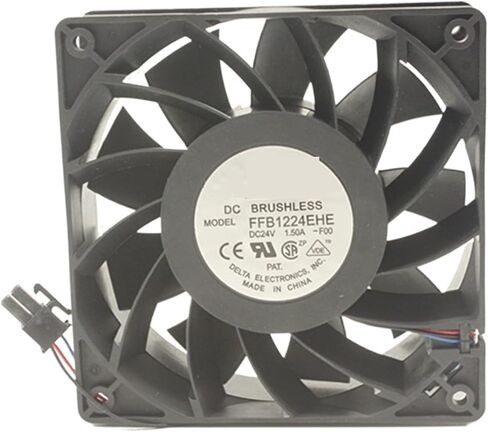 ل FFB1224EHE-F00 24V 1.5A 36W 4650RPM 12 سنتيمتر 12038 120x120x38 مللي متر مزدوجة الكرة تحمل مروحة التبريد in Saudi Arabia