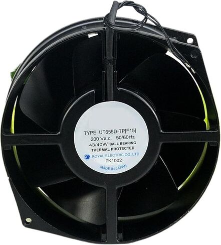 for UT655D-TP[F15] AC 200V 50/60Hz 43/40W 17cm 172x150x51mm Metal High-Temperature Cooling Fan in Saudi Arabia