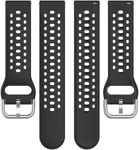 Silicone Watch Band for Amazfit Active 2/ Active 2 Square Smart Watch, Soft Breathable Sport Strap 20mm, Unisex Replacement Strap in Saudi Arabia