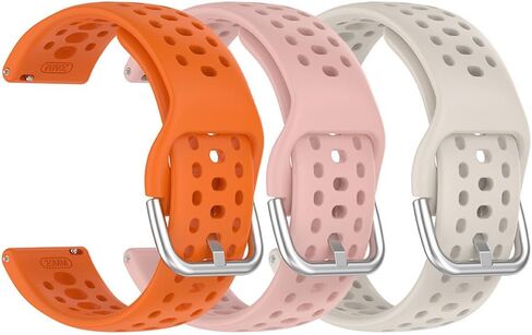 Silicone Watch Band for Amazfit Active 2/ Active 2 Square Smart Watch, Soft Breathable Sport Strap 20mm, Unisex Replacement Strap in Saudi Arabia