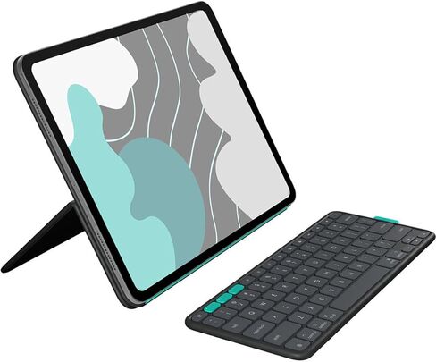 لوجيتك فليب فوليو، حافظة لوحة مفاتيح لجهاز iPad Pro 13 بوصة (M4 وM5) وiPad Air 13 بوصة (M2 وM3) (2024، 2025)، جرافيت in Kuwait