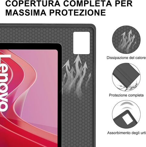 حافظة لوحة مفاتيح تعمل باللمس لجهاز Lenovo Tab M11 / K11 LTE مقاس 11 بوصة 2024، غطاء لوحة مفاتيح بلوتوث لاسلكي قابل للفصل، حافظة جلدية من البولي يوريثان مع حامل قلم رصاص، إيقاظ/غفو تلقائي، مسند متعدد الزوايا، لوحة تتبع in Kuwait
