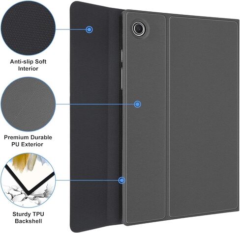 Keyboard Case for Samsung Galaxy Tab S10 FE / S10 Lite 10.9 Inches, S7/ S8/ S9/ S9 FE 11" Smart Backlit Case Keyboard with Pen Holder (Purple) in Kuwait