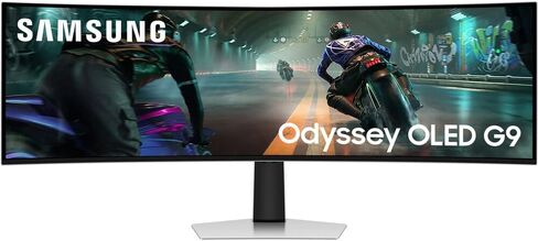 مجموعة شاشة الألعاب Samsung Odyssey G9 Dual QD-OLED G91SD المنحنية فائقة العرض مقاس 49 بوصة مع مجموعة Tech Smart USA Elite Suite 18، وكابل 2X 4K HDMI وحزمة حماية Deco Gear CPS لمدة 26 شهرًا (BEACH-CPS-26M1500) in Kuwait