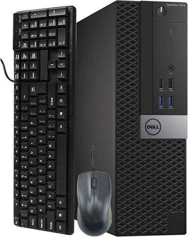 Dell Optiplex 7040 Business SFF Computer Small Tower PC (Intel Core i5-6500, 16GB Ram, 256GB SSD, DVD-ROM, WiFi) Windows 11 Pro (Renewed) in Saudi Arabia