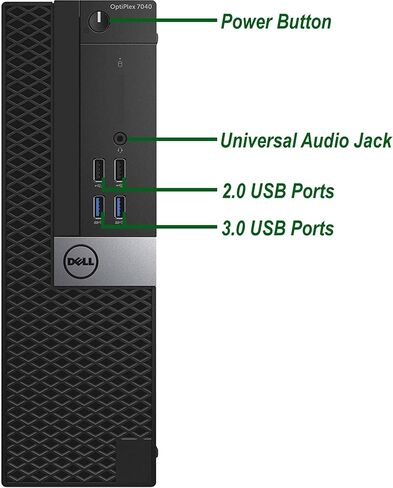 Dell Optiplex 7040 Business SFF Computer Small Tower PC (Intel Core i5-6500, 16GB Ram, 256GB SSD, DVD-ROM, WiFi) Windows 11 Pro (Renewed) in Saudi Arabia