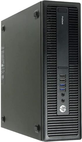 HP ProDesk 600 G1 SFF Intel Core i5-4590 3.30GHz 16GB DDR4 500GB HDD Intel HD Graphics 4600 Desktop PC Refurbished Window 10 Professional (Renewed) in Saudi Arabia