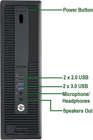 HP ProDesk 600 G1 SFF Intel Core i5-4590 3.30GHz 16GB DDR4 500GB HDD Intel HD Graphics 4600 Desktop PC Refurbished Window 10 Professional (Renewed) in Saudi Arabia