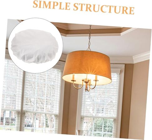 Lamp Shade Diffuser Light Barrier for Pendant and Table Lamps for Comfortable Lighting White in Saudi Arabia