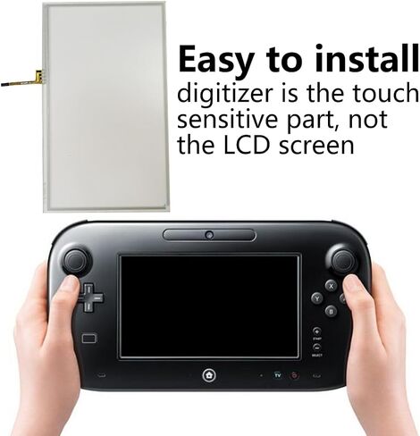 New Replacement for WII U Gamepad Controller Touch Screen Digitizer Assembly,GRABOTE Replacement in Saudi Arabia