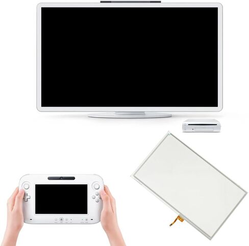 جزء استبدال محول رقمي جديد لشاشة اللمس مناسب لجزء إصلاح شاشة عرض لوحة الألعاب WII U، استبدال GRABOTE in Saudi Arabia